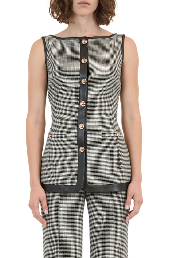 Cressida Sleeveless Button Up