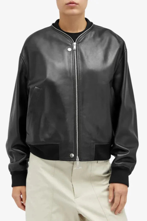 Leather Bomber