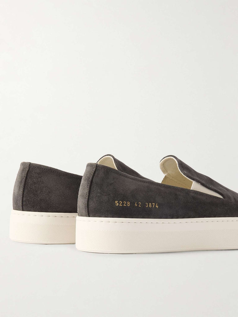 Slip On in Suede Smoke 3874