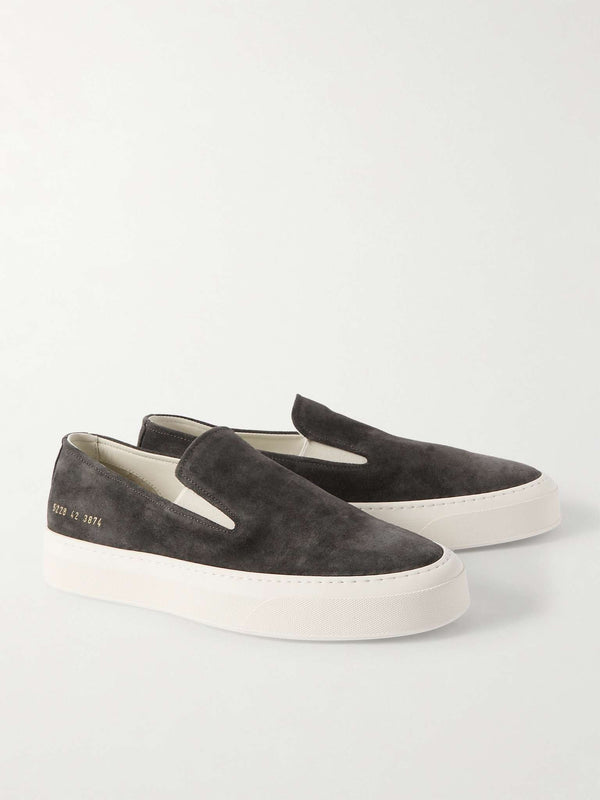 Slip On in Suede Smoke 3874