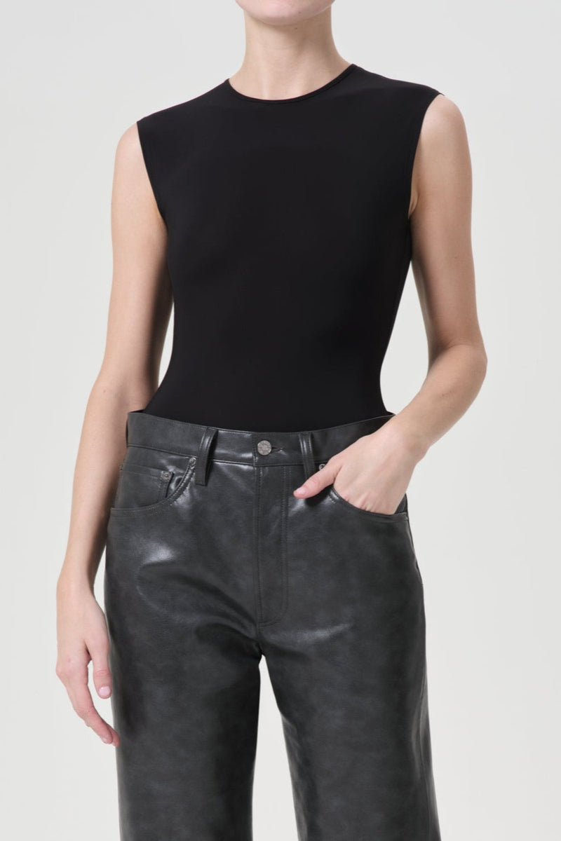 Aura Sleeveless Bodysuit Black