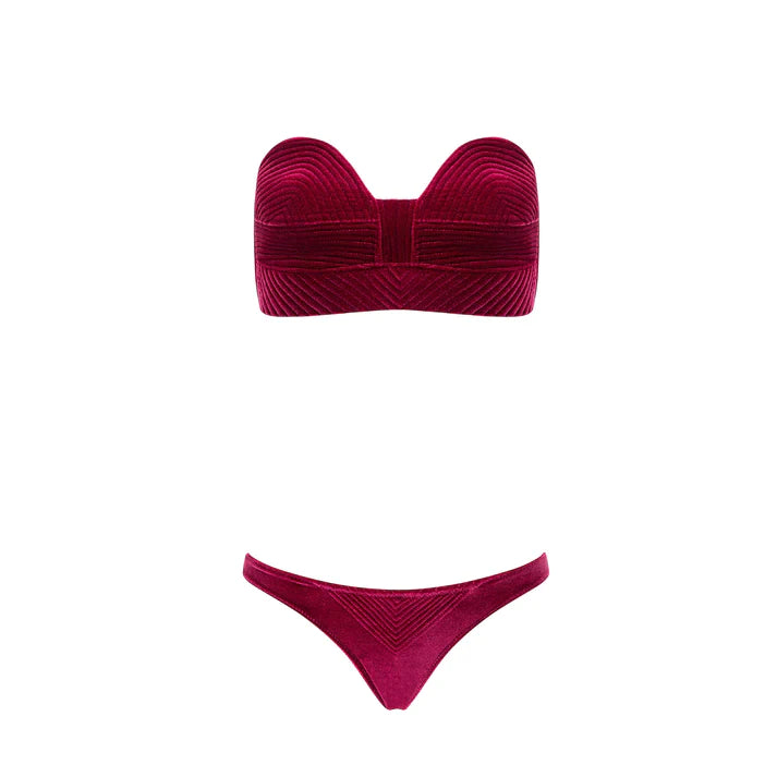 Maria Cheeky Bikini Cherry Pink Velvet