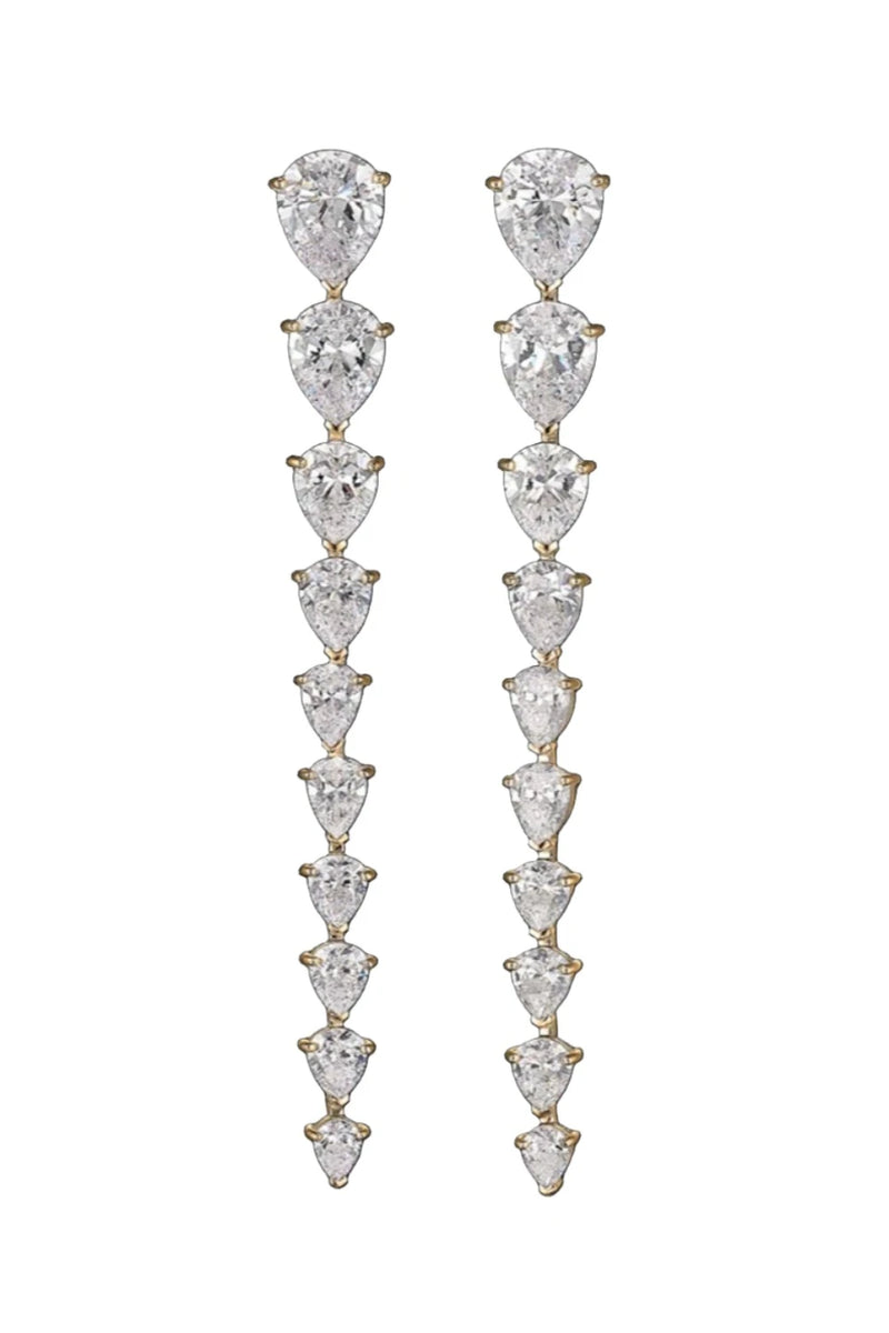 Diamond Nova Earrings YG