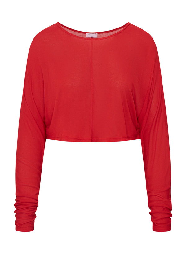 Ritchie Boxy Crop Red