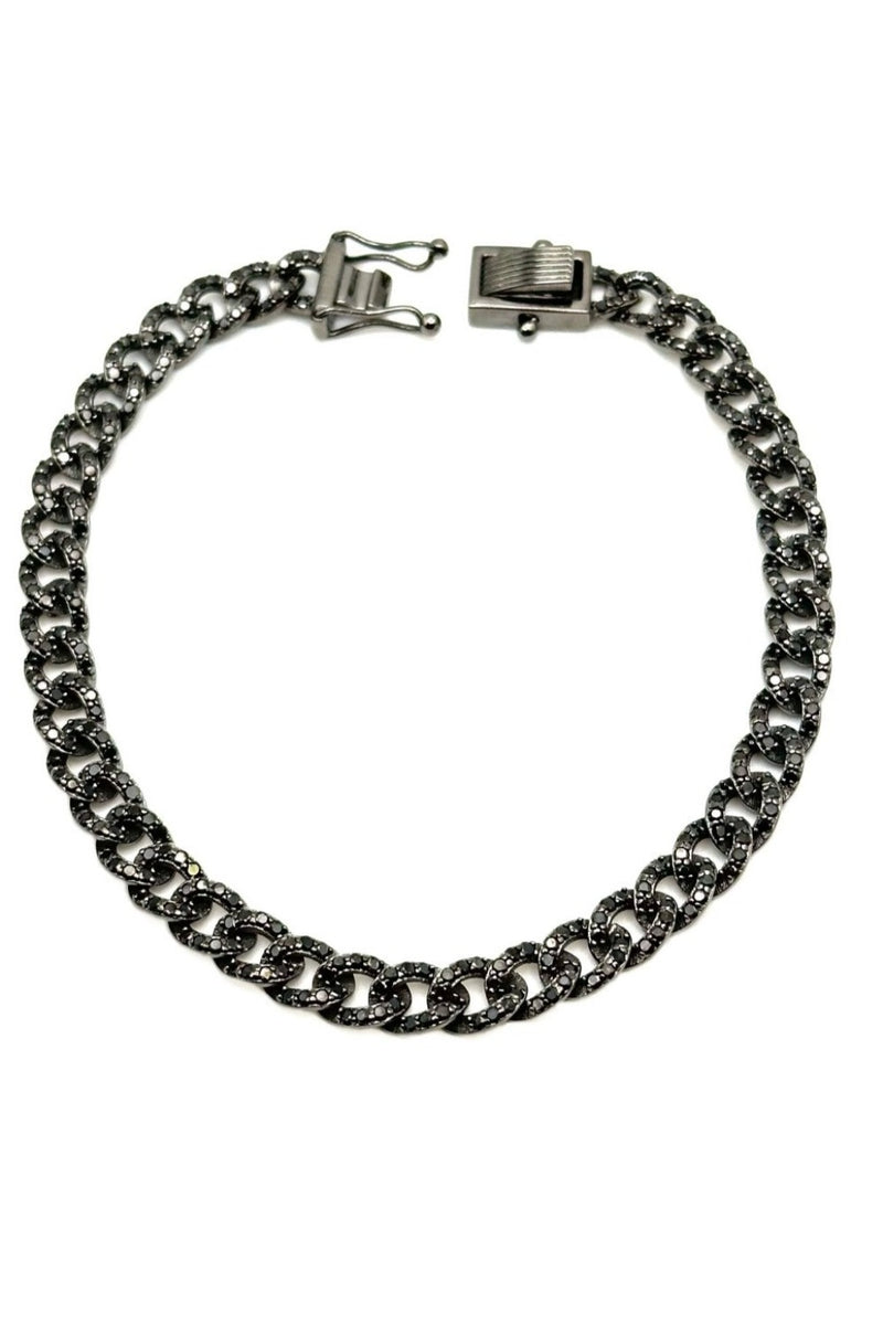 Black Diamond Link Bracelet