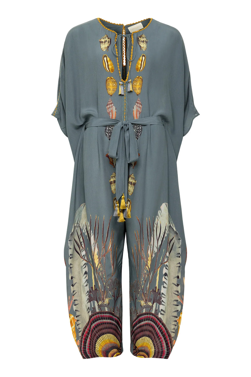 Xim Jumpsuit Gray Coral Reef