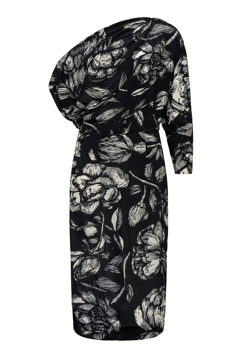 Ayu Dress Belen Floral Black