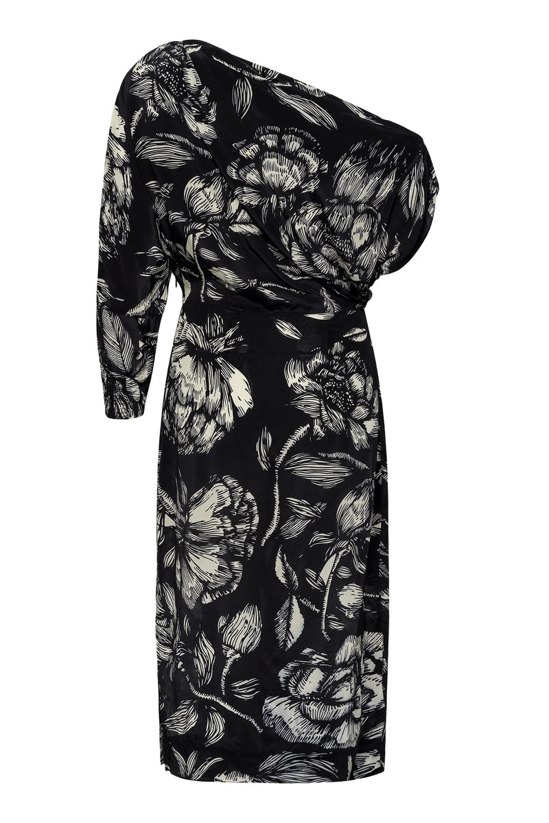 Ayu Dress Belen Floral Black