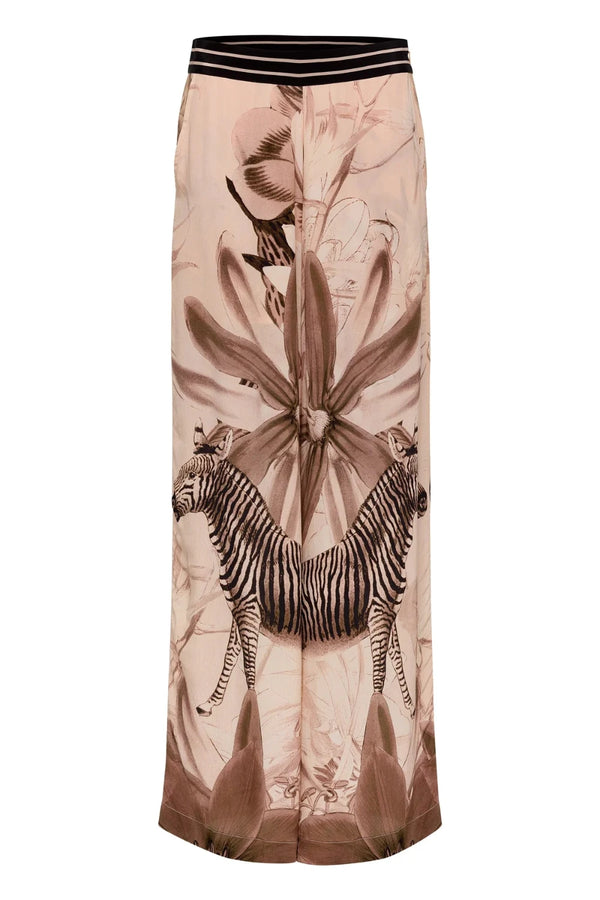 Palazzo Pant Zebra Cream