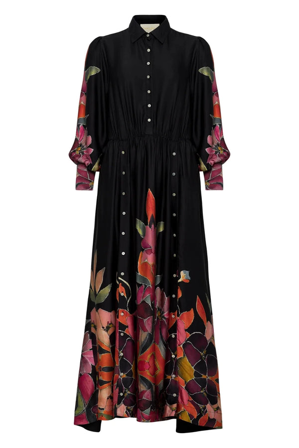 Eliseta Dress Black Floral