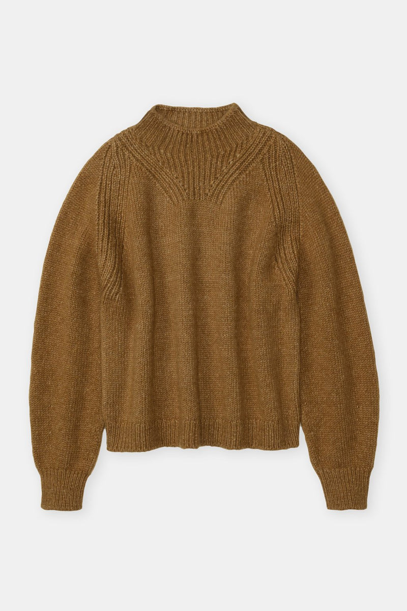 Alpaca Mix Jumper Tullamore Brown