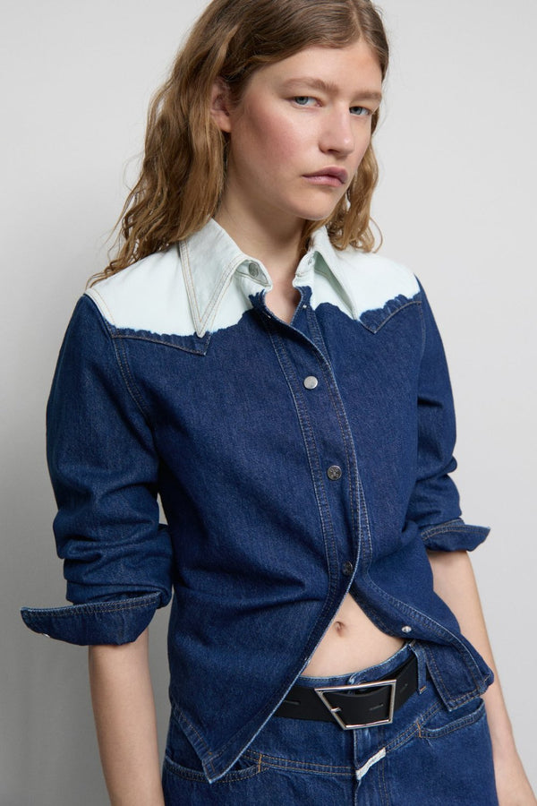 Denim Western Shirt