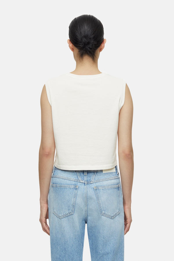 Sleeveless T-Shirt Limestone