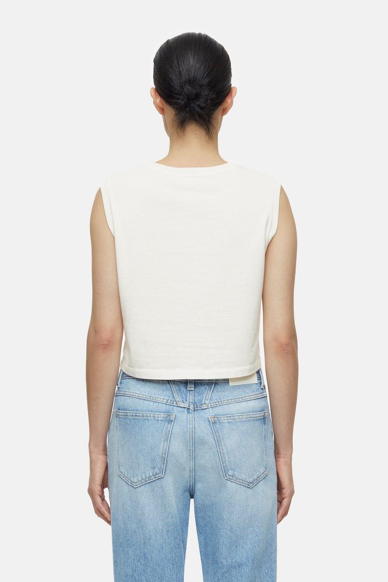 Sleeveless T-Shirt Limestone