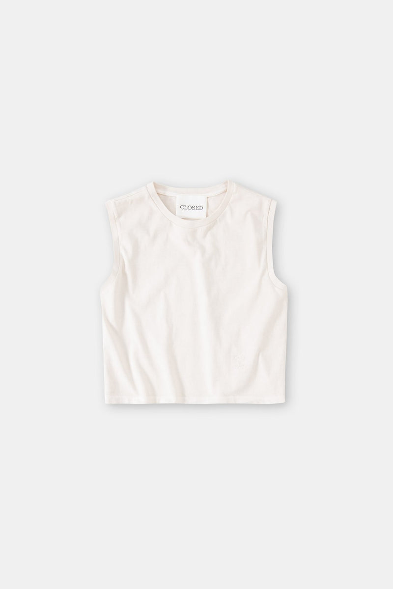 Sleeveless T-Shirt Limestone