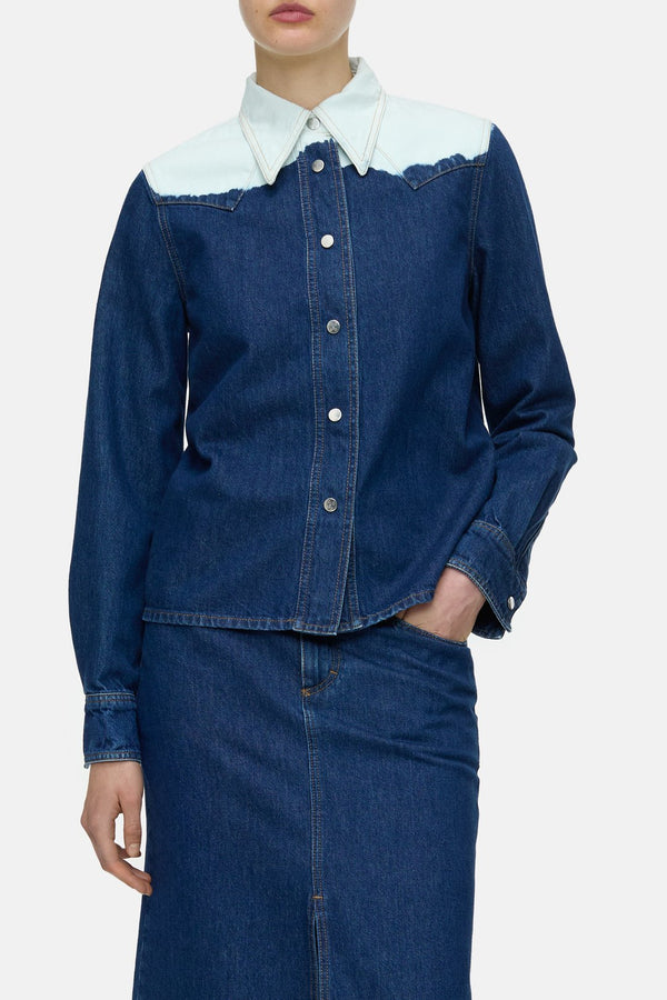 Denim Western Shirt