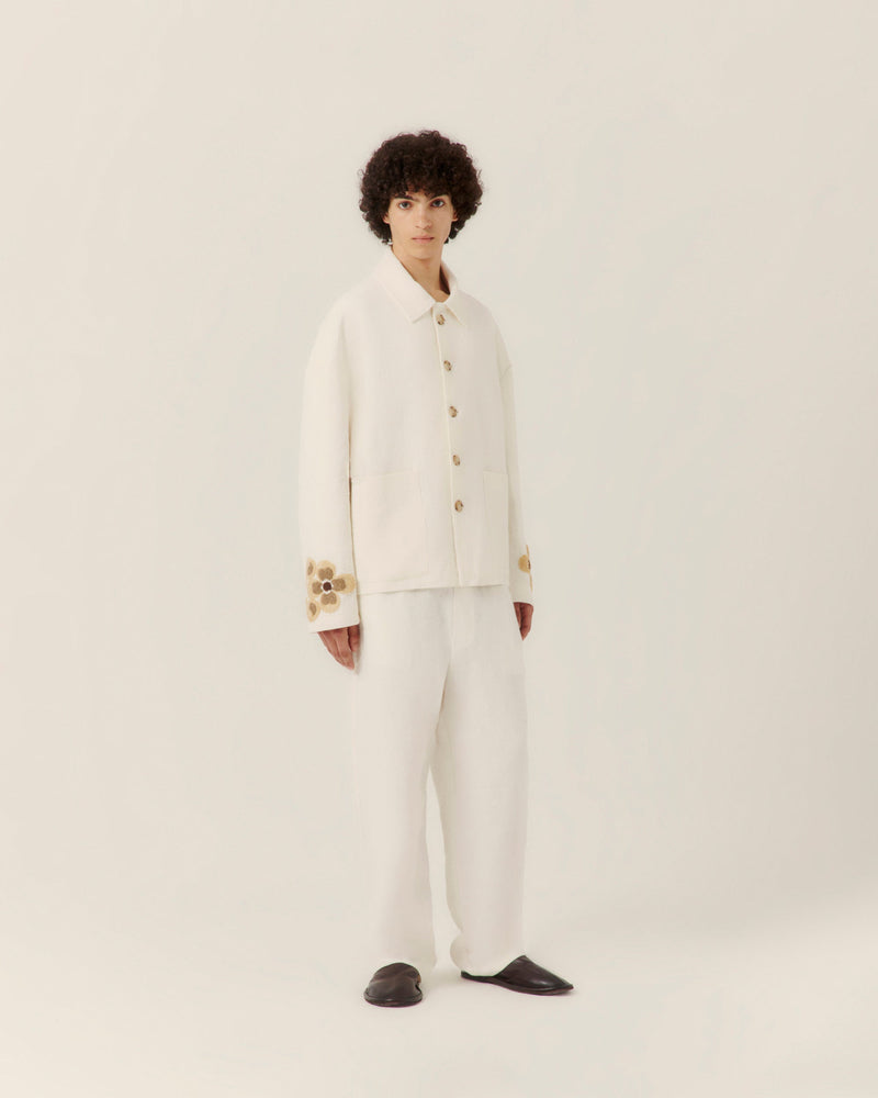 Line Resort Trouser White