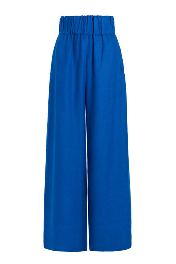 bondi born sapphire blue universal pant high waisted pant wide leg