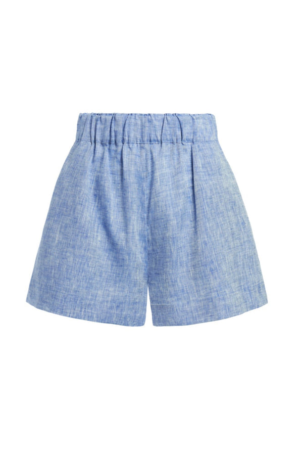 bondi born denim blue universal high waisted short