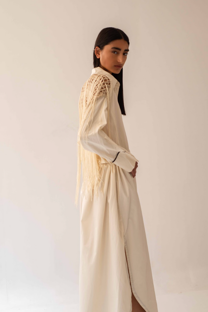 Janya Oversized Long Shirt Dress