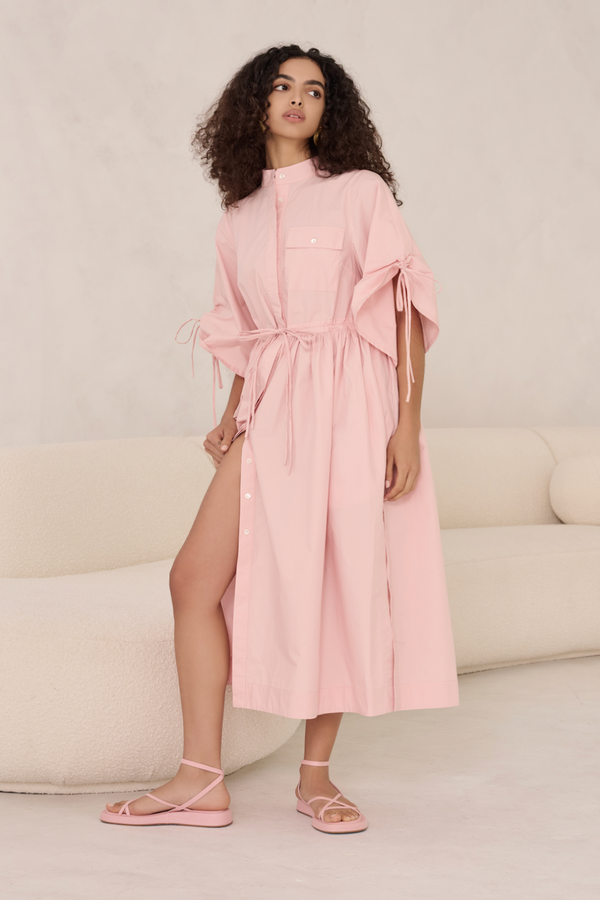 HEVRON Yana Dress Pastel Pink CURIO FAENA MIAMI