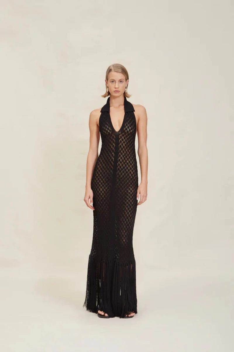 Nikkita Dress Black DEVON WINDSOR WOMEN'S MAXI DRESSES CURIO FAENA MIAMI