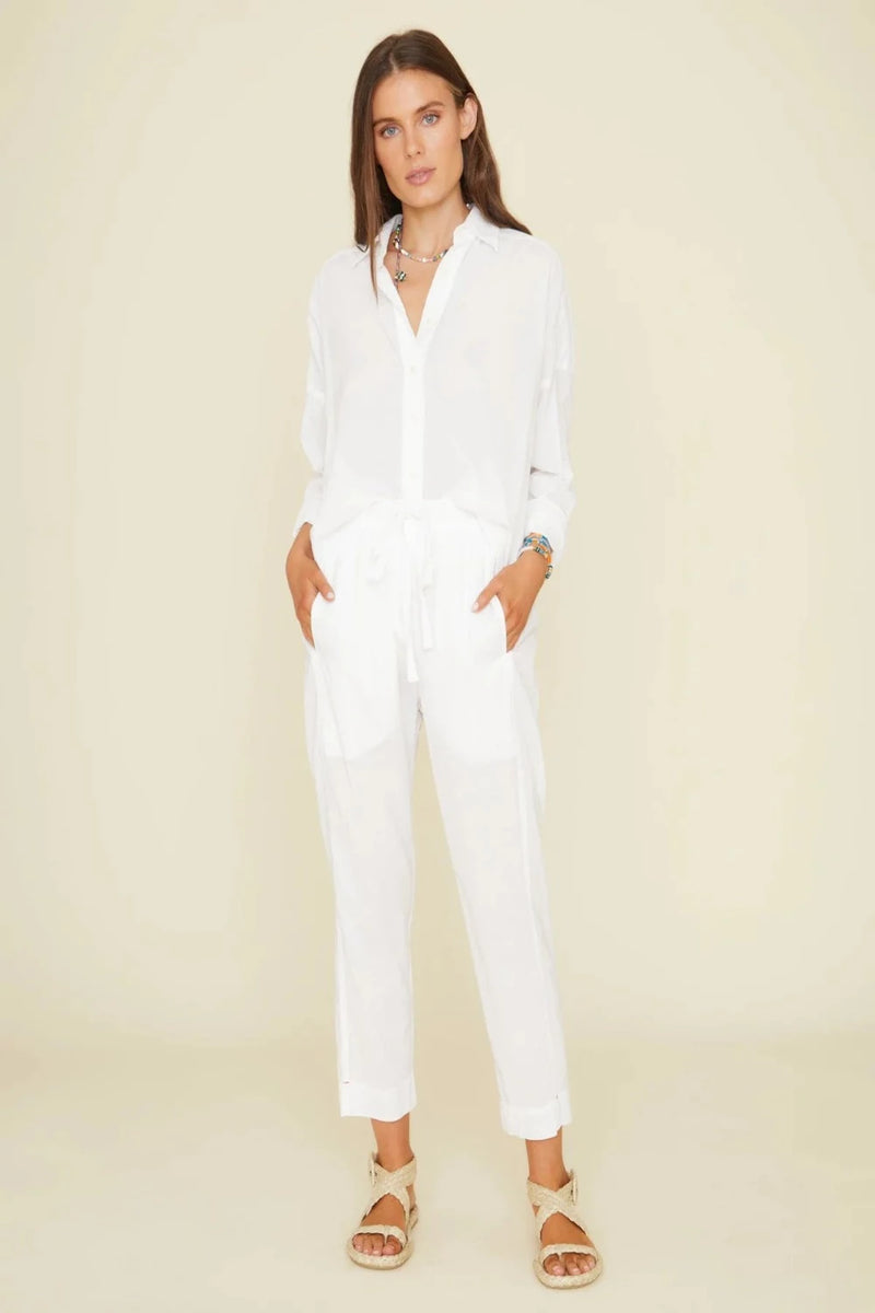 Draper Pant in White