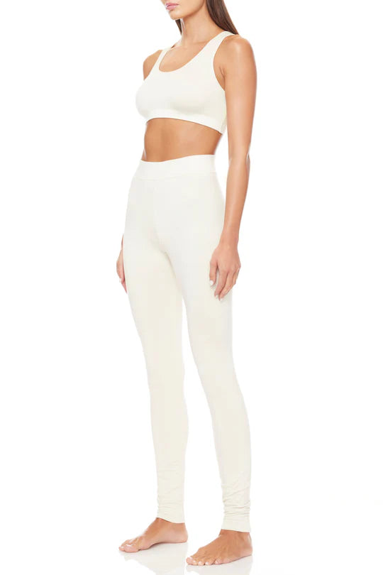 High Rise Legging Cream