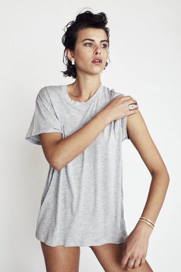 SS Boyfriend T-Shirt Heather Grey