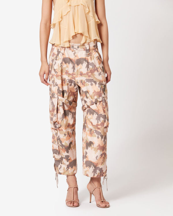 Elore Printed Cotton Trousers