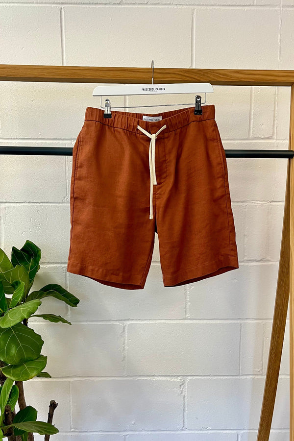 Felipe Twill Linen Shorts