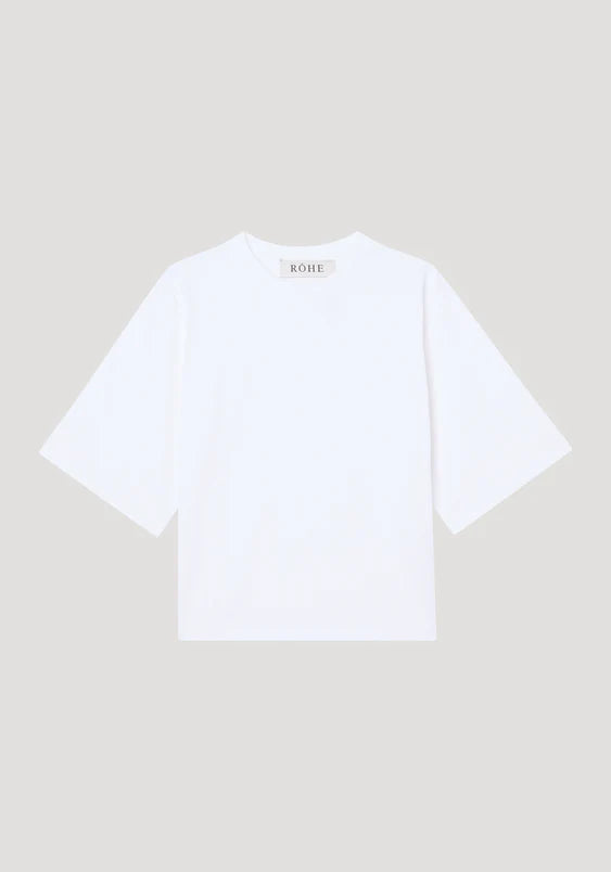 Fitted Logo T-Shirt Optic White