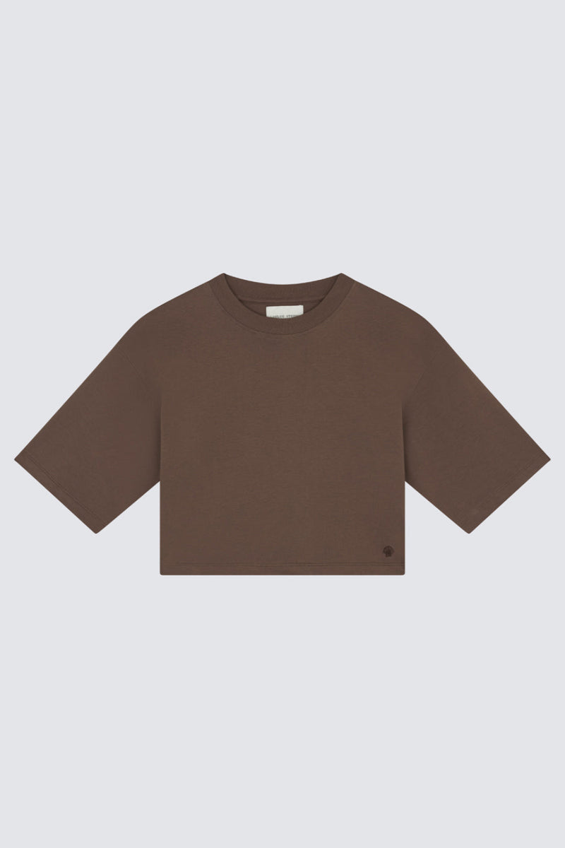 Gupo Cropped T-shirt Wood