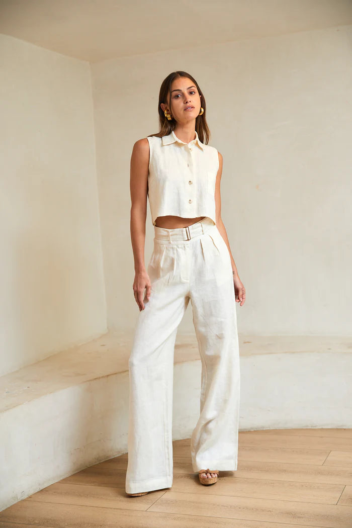 Alina Pant Ivory