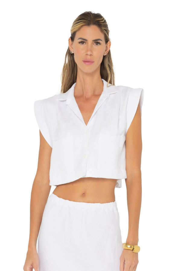 JBQ Orchid Top in White