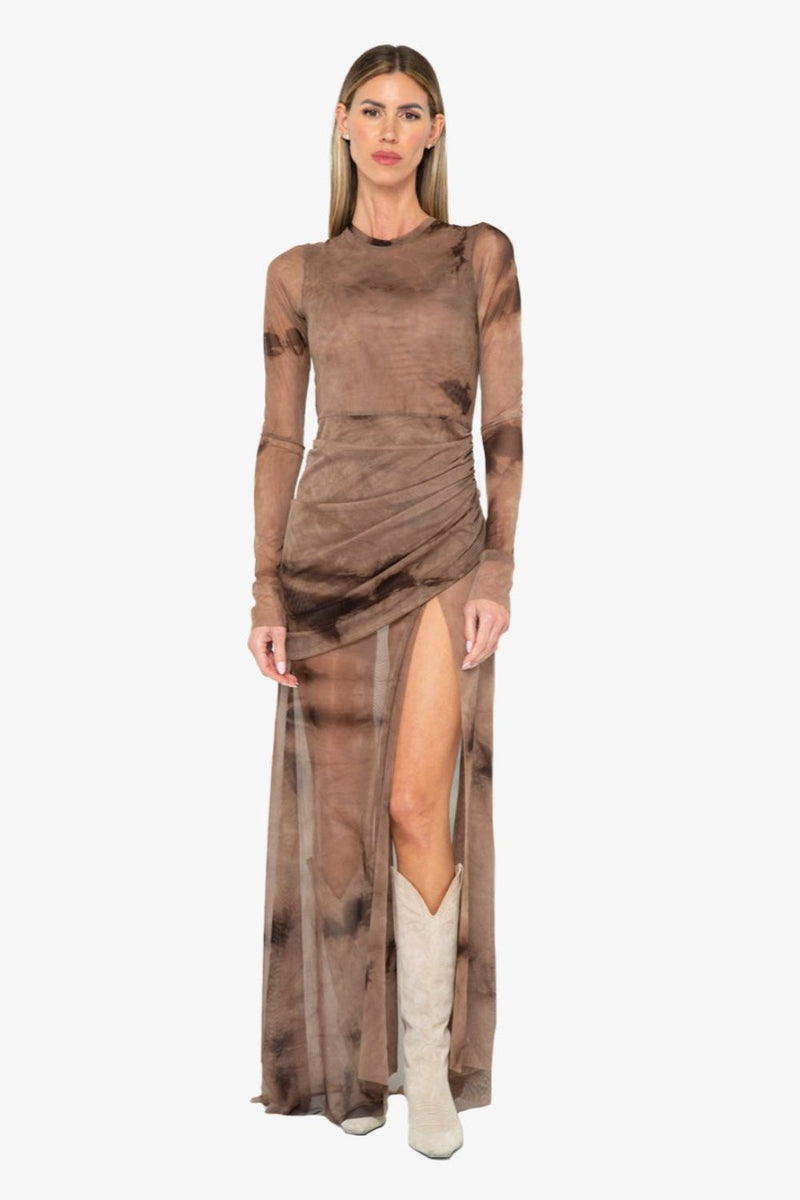 Serene Dress Brown