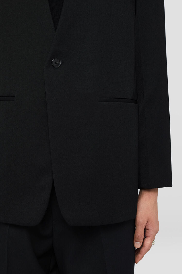 Wool Tailored Jacket Black