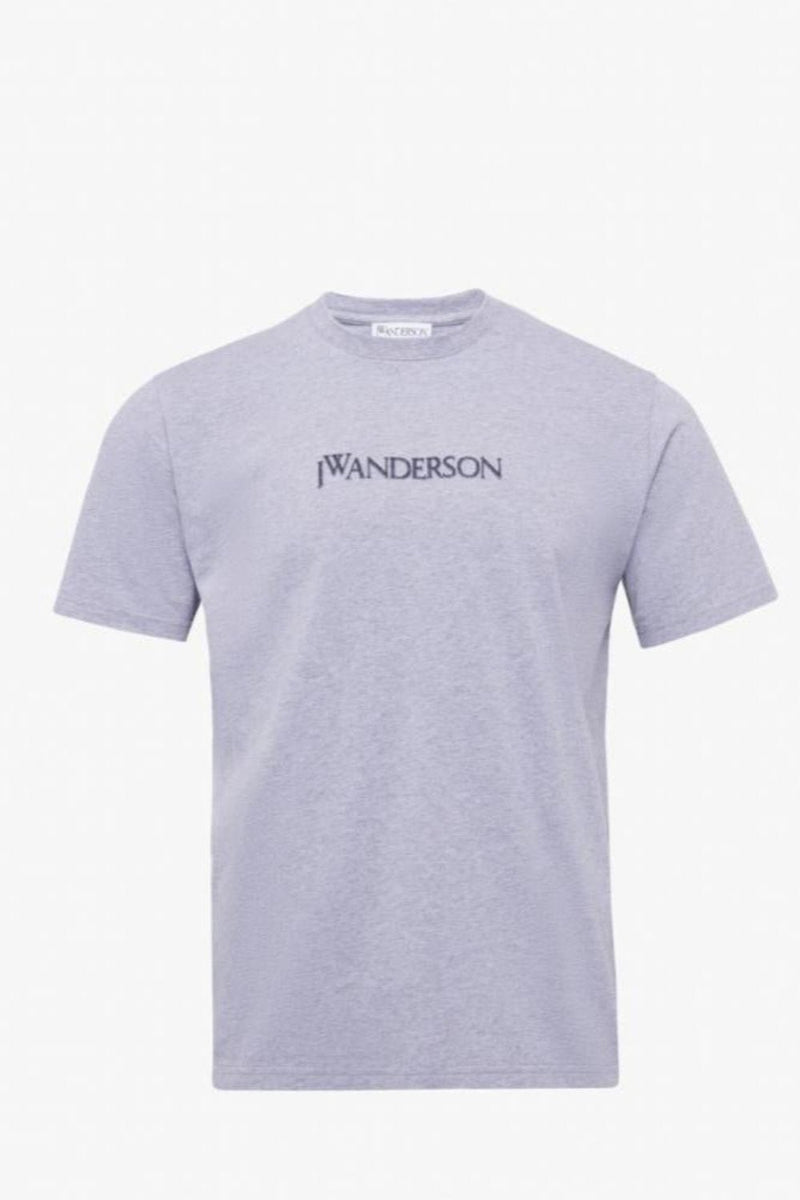 Logo Embroidery T-Shirt Grey Mélange