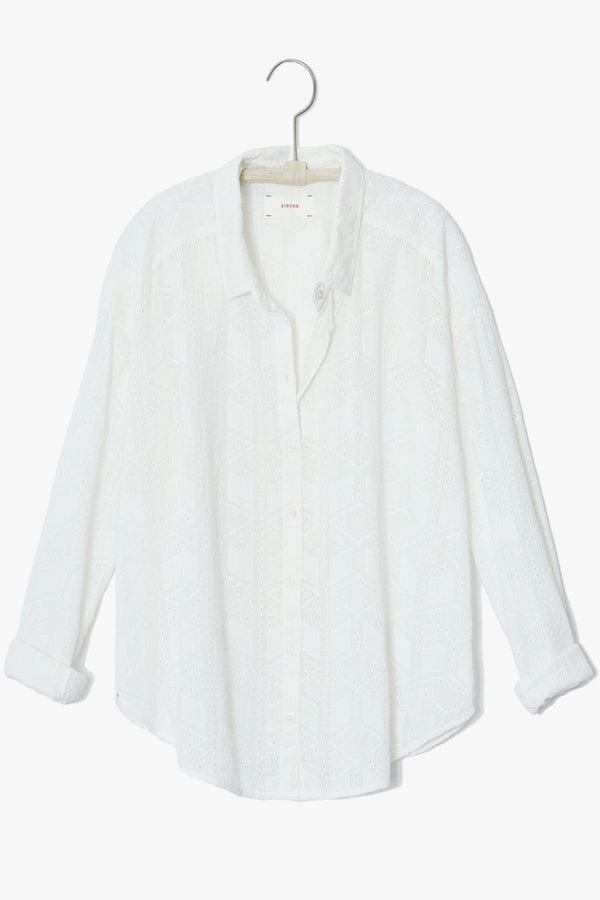 Jordy Eyelet Shirt White (Final Sale)