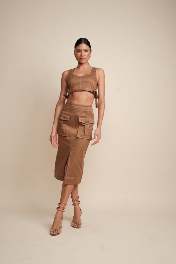 Kelly Skirt Copper