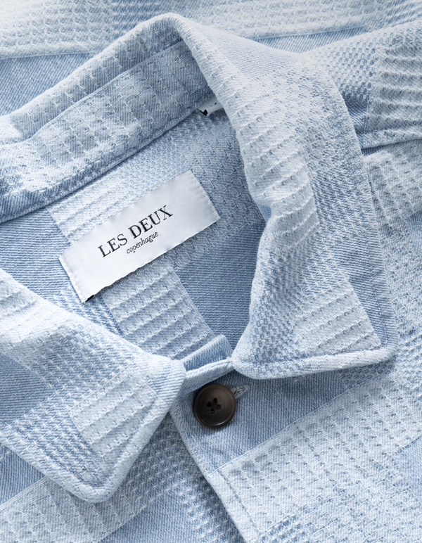 Layton Denim Jacquard Overshirt