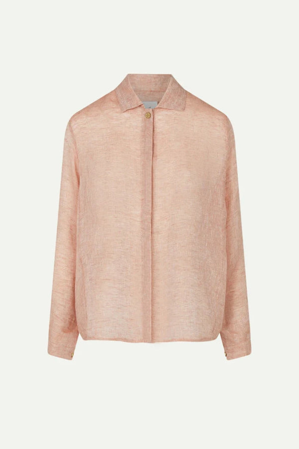 Sanbu Linen Shirt Pink