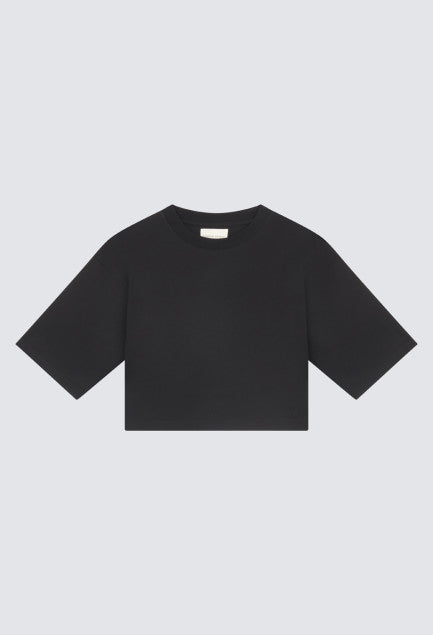 Gupo Cropped T-Shirt Black