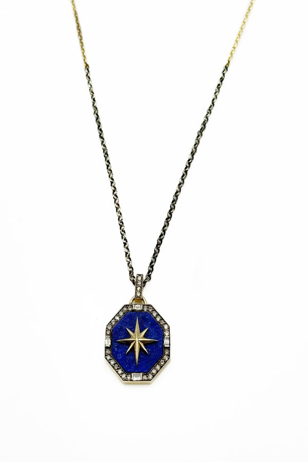 Lapis Star Necklace