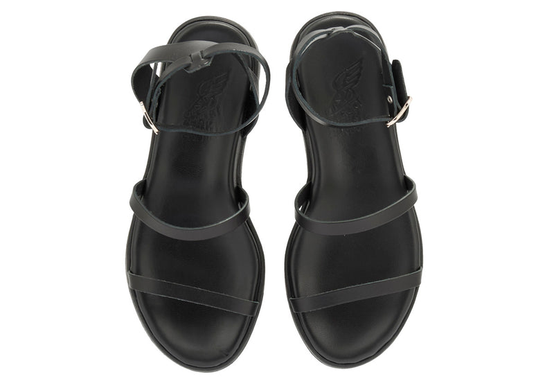 Nissida Black Sandals (Final Sale)