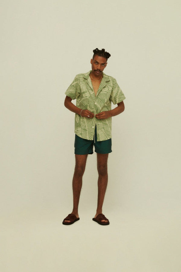 Banana Leaf Cuba Terry Shirt