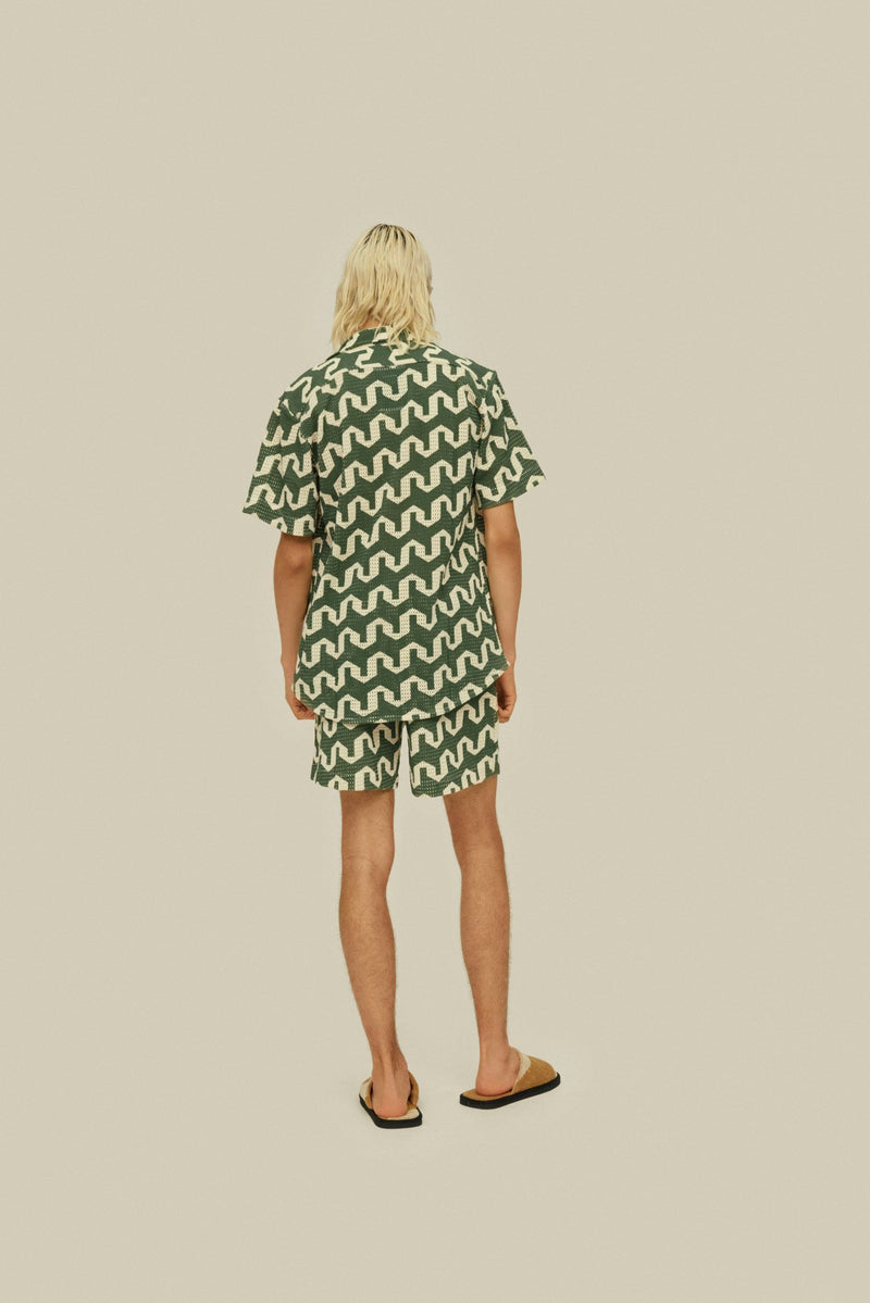 Atlas Cuba Net Shirt Green