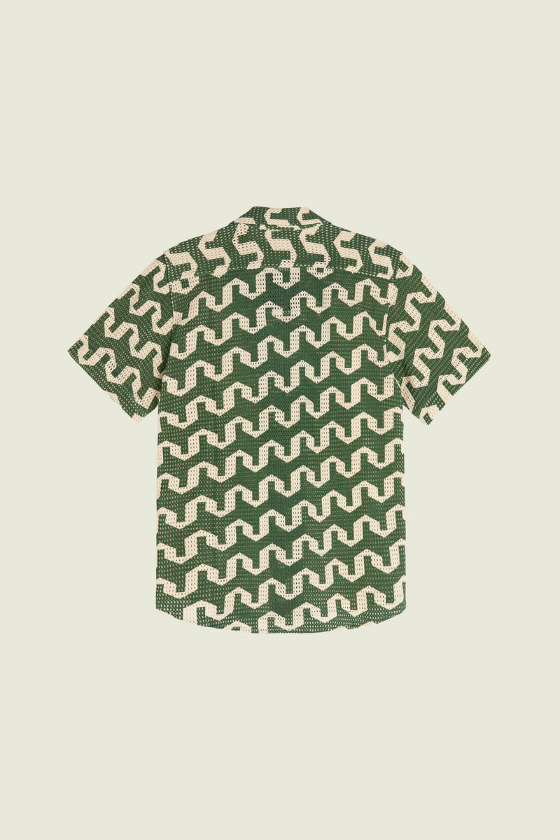 Atlas Cuba Net Shirt Green