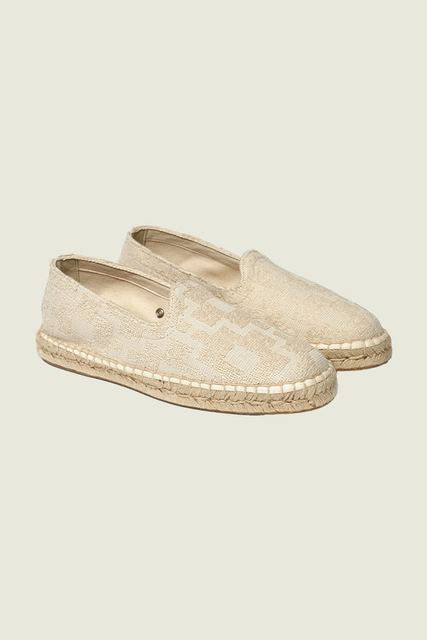 Beige Machu Terry Espadrilles