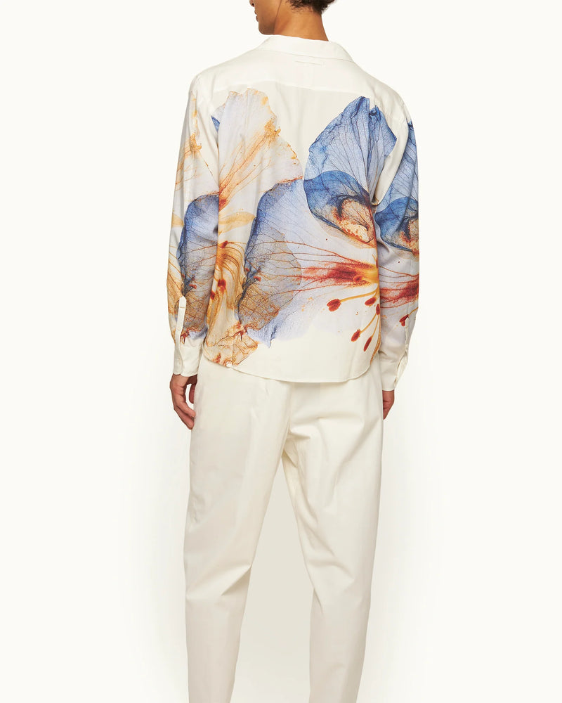 Grasmoor Button Down White Sand